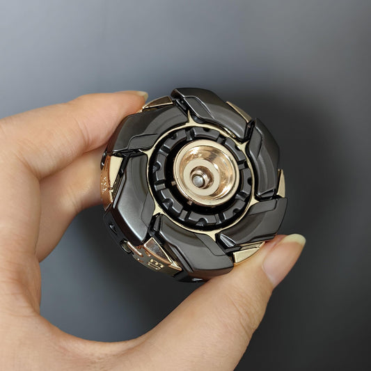 T-Conceal EDC fidget sliders open armor top in gray gold for stress relief and focus.