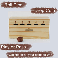 T one woods family game night setup with kids and adults enjoying the coin drop