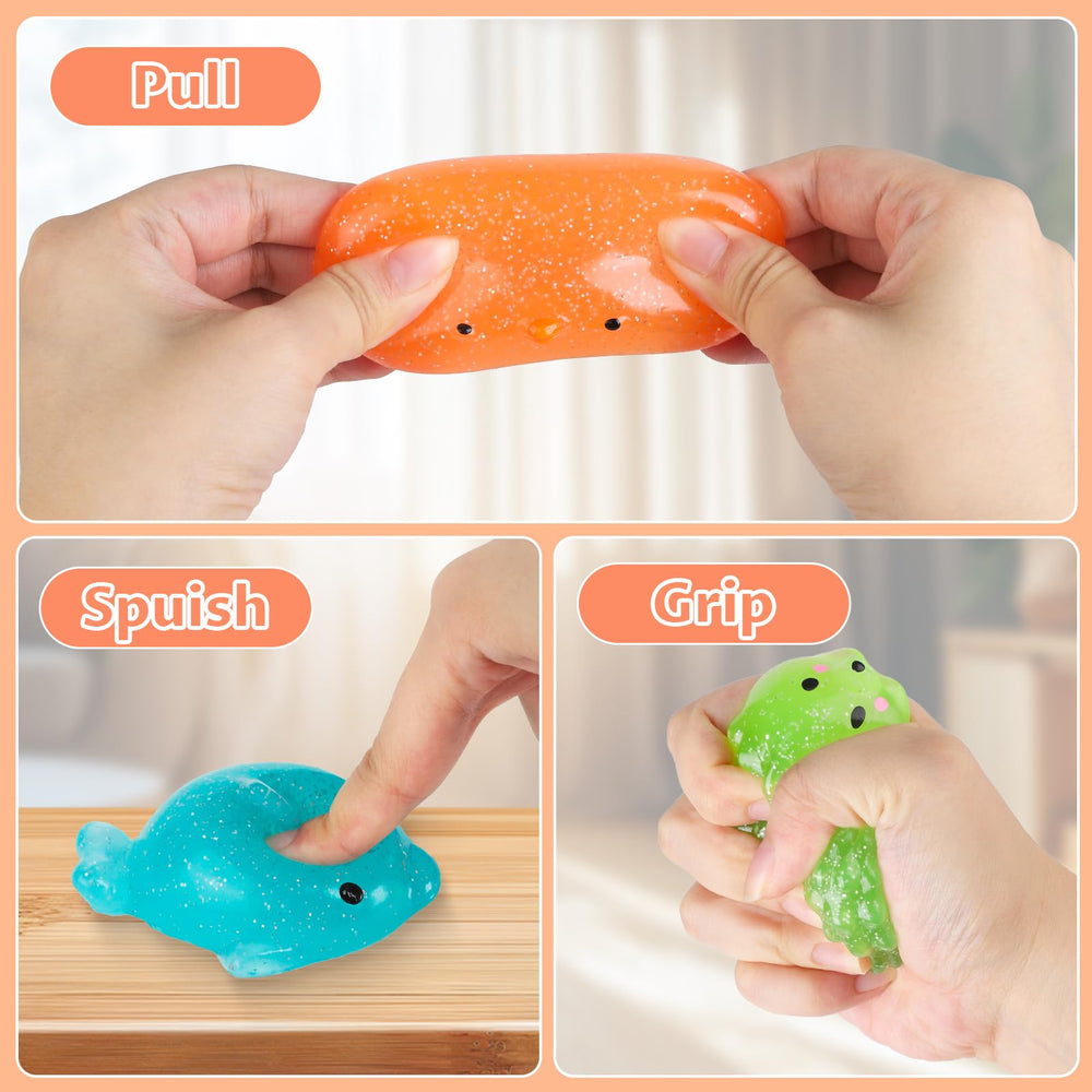 Taba squishy set dolphin toy for portable fidget play