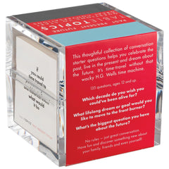 TableTopics 135-questions card pack invites thoughtful dialogue.