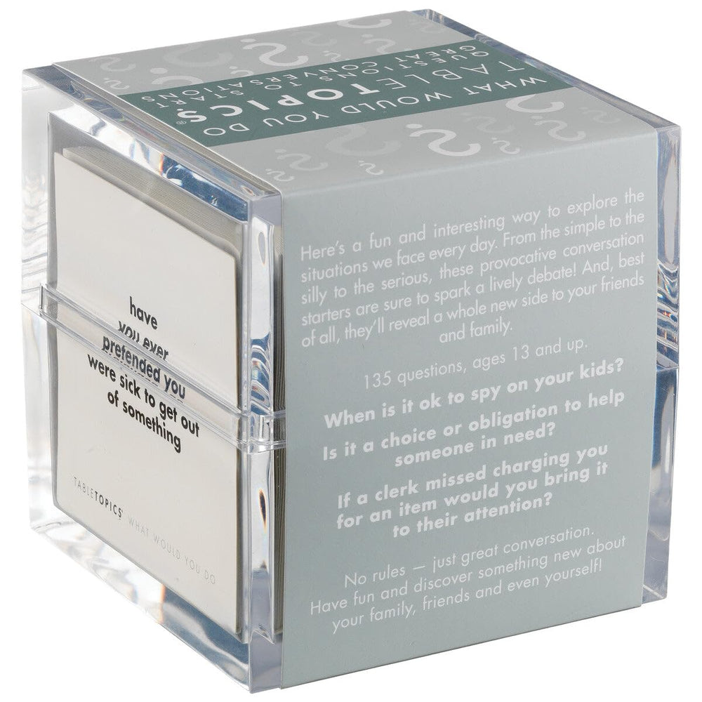 TableTopics gift-ready set ideal for birthdays and gatherings.