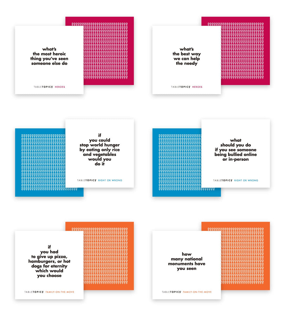 TableTopics Gift-ready packaging makes a thoughtful stocking stuffer for occasions
