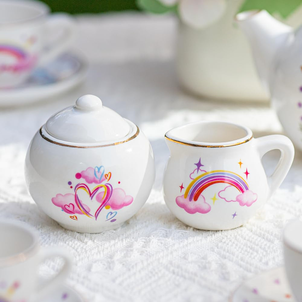 Tacobear tea party playset sparks imaginative scenarios and fine motor skills