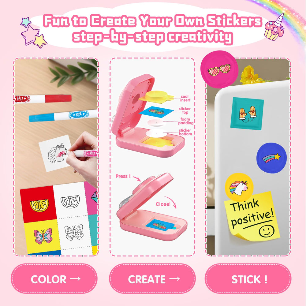 Tacopet 60-puffy stickers pack enables colorful, personalized crafts.
