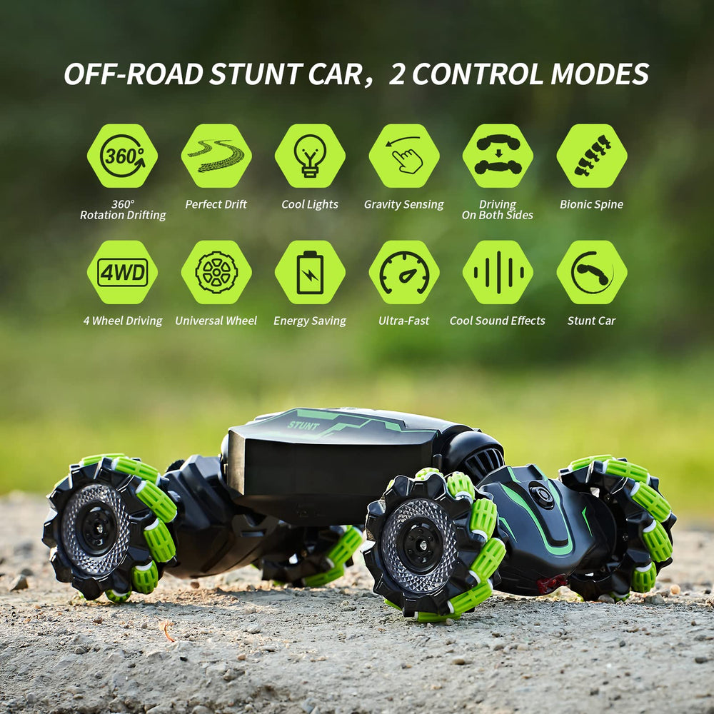 TADOZIC 360-degree spin and double-sided design enable dramatic stunts from any angle.