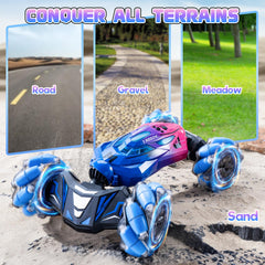 TADOZIC gesture-sensing RC stunt car kids racing at home for family fun