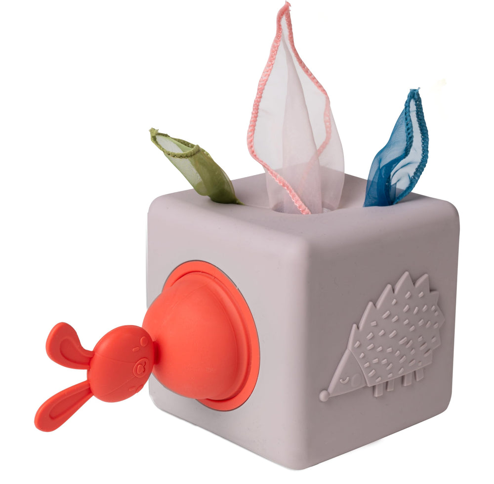 Taf Toys pull-through grid encourages threading and hand-eye coordination.