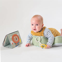 Compact Taf Toys cushion designed for easy storage and travel