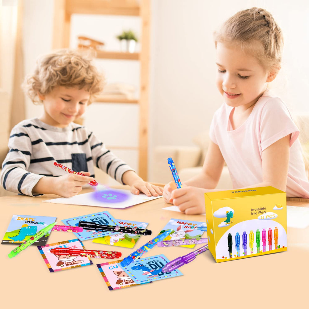 TAFULOR 8 pens with color casings enhances group play at parties.