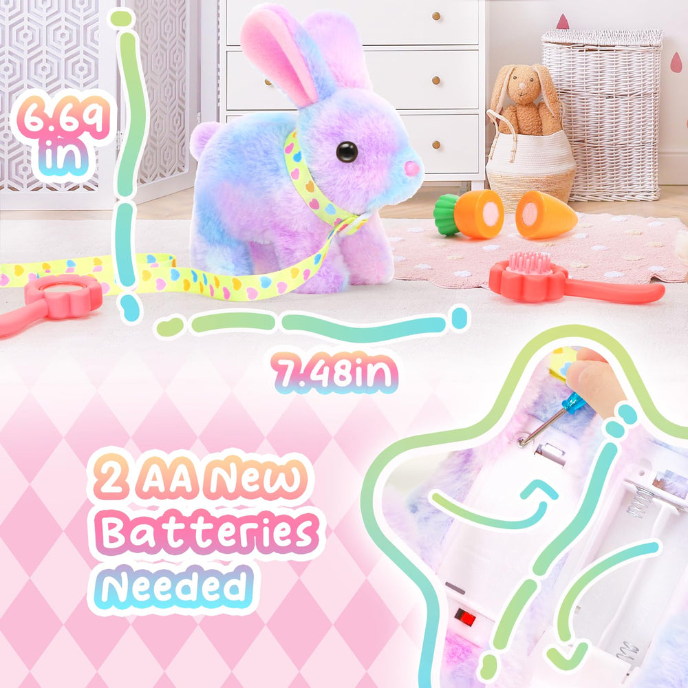 Tagitary bunny ears wiggle during movement for adorable realism