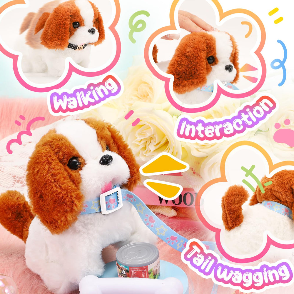 Tagitary interactive dog toy with leash: kid friendly playtime.