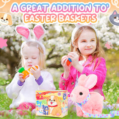 Tagitary bunny is a charming gift for kids Easter birthdays or holidays.