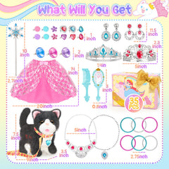 Tagitary plush cat fashion play set sparks imaginative role play