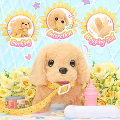 Tagitary plush leash attachment showing easy setup for kids and caregivers.