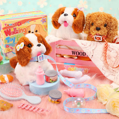 Tagitary plush puppy tail wagging: realistic touch response.