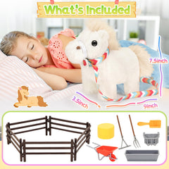 Tagitary interactive horse comes with battery compartment for easy setup