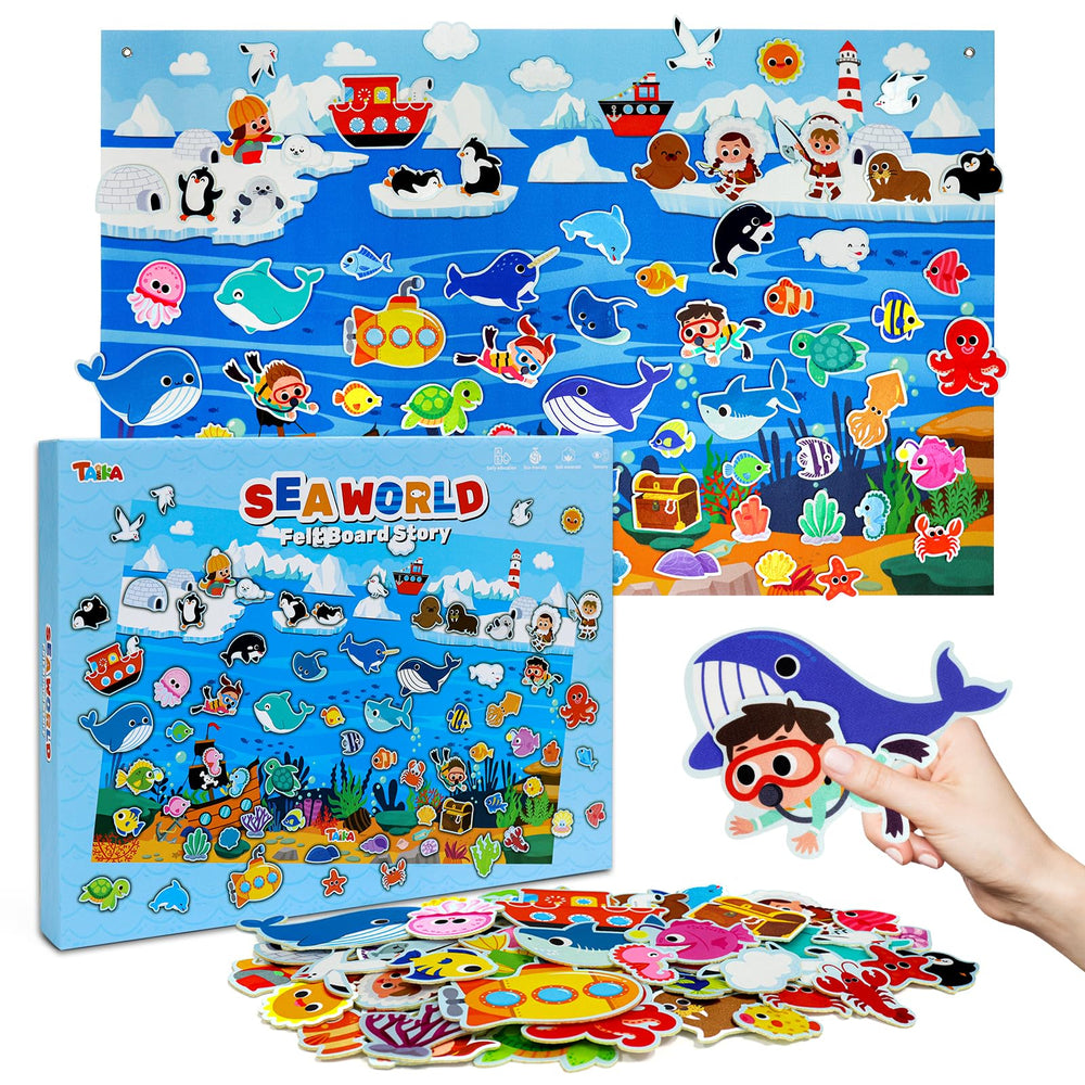 Taika submarine felt sticker adds adventure to lessons and stories