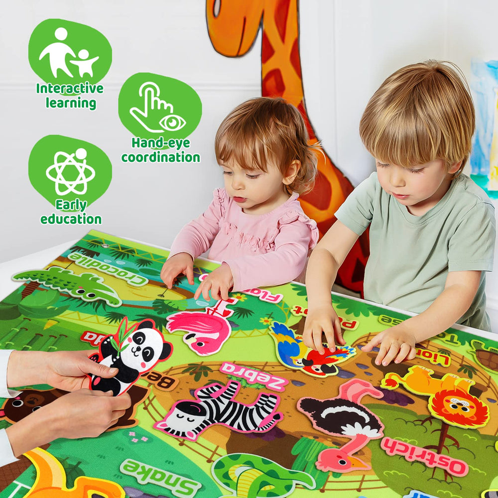 Taika includes 20 species such as Ostrich, Parrot, and Tiger for varied stories.
