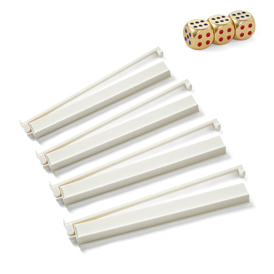 TAIKULA mahjong racks with pushers in clear acrylic for effortless tile placement