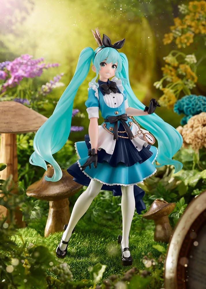 Taito Hatsune Miku Princess AMP Alice ver. dynamic pose for collectors.