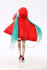 Taito Hatsune Miku Wonderland Little Red Riding Hood figure available in multiple colors for display variety.