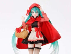 Taito Hatsune Miku Wonderland Little Red Riding Hood figure, authentic display piece for fans.