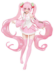 Taito Hatsune Miku Sakura 7-inch figure ready for display on a shelf.
