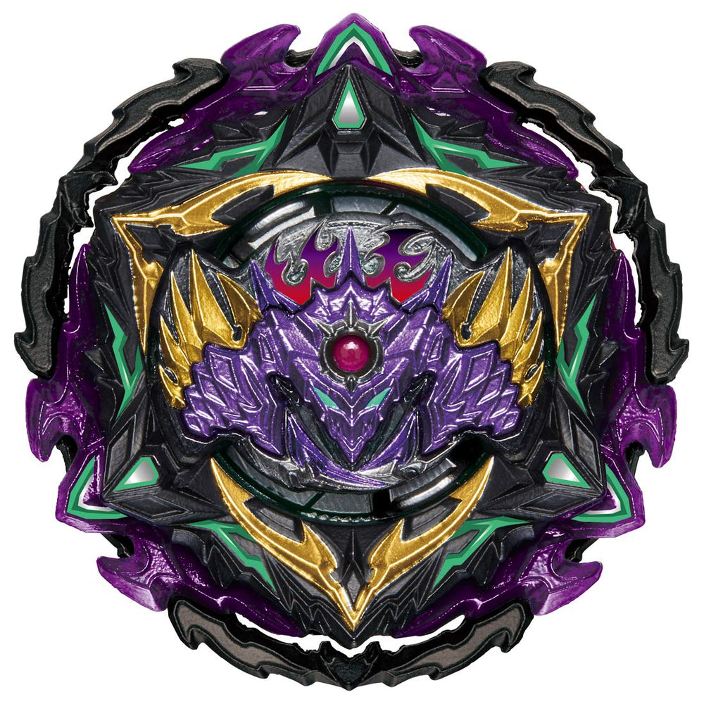 Takara Tomy Beyblade Lucifer End Emperor Dr in-battle stance shows dynamic action potential.