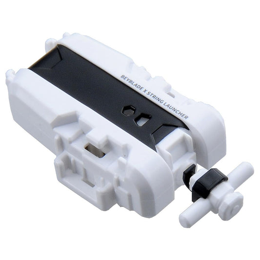 Takara Tomy Beyblade X BX-28 String Launcher White Ver close-up for fast launches