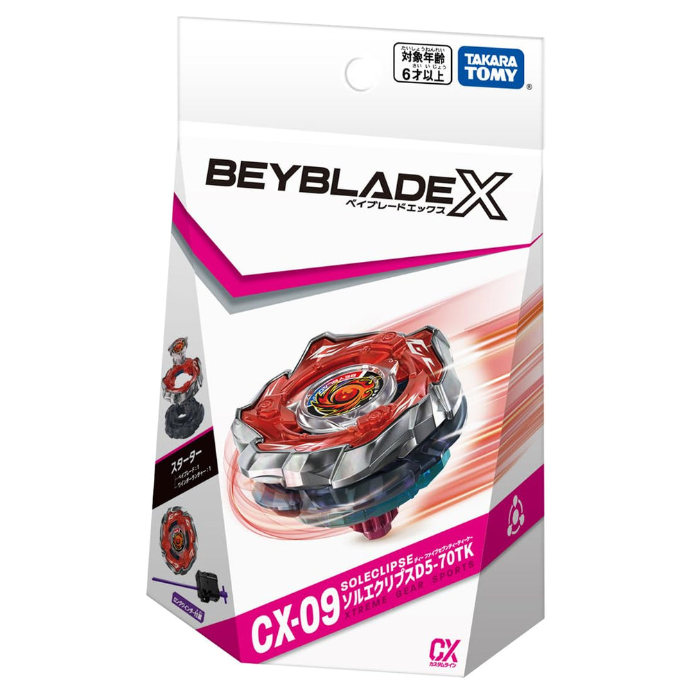 Takara Tomy Beyblade X Sol-Eclipse instruction manual for setup guidance