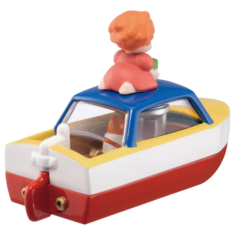 Takara Tomy Dream Tomica Ponyo cliff display side view.