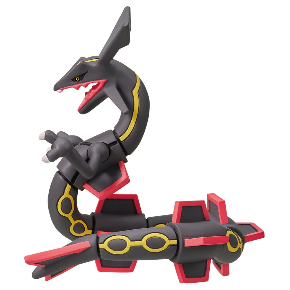 Takara Tomy Moncolle ML-31 Black Rayquaza pose shot ideal for collectible storytelling.