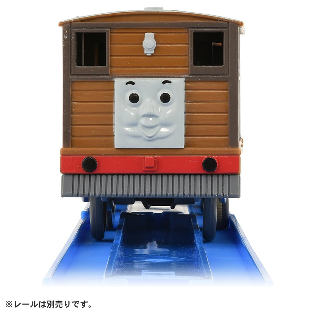 Takara Tomy Plarail Thomas TS-11 Toby rear view for authentic detailing
