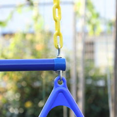 Take Me Away adjustable chain height lets you tailor reach and challenge.