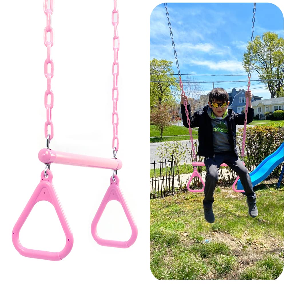 Take Me Away safety S-links reduce snagging and skin contact during play.