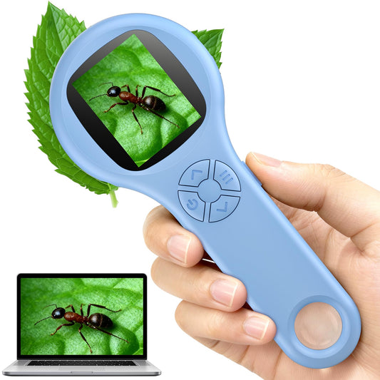 TAKMLY mini pocket microscope coin-view for curious learners and detail-focused study