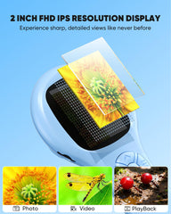 TAKMLY mini pocket microscope skin-hair-view captures hair patterns for observation