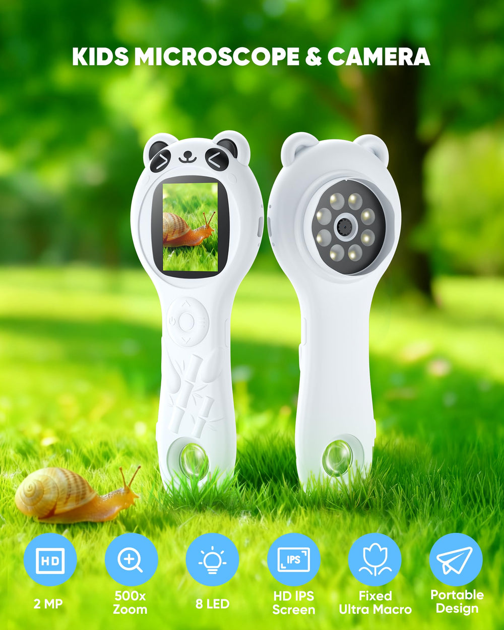 TAKMLY Panda reveals tiny details up to 500x for curious minds.