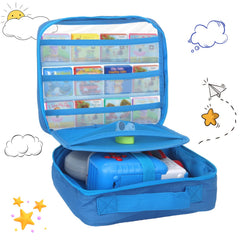 Taladad Story Dream Machine case interior pockets keep items neatly sorted during travel.