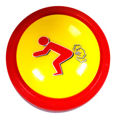 Talkie Toys Fart Button includes batteries for immediate, mess-free fun.