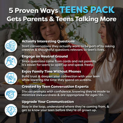 Talking Point Cards Teens Edition open questions spread facilitates relaxed dialogue