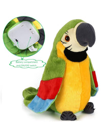 Talyrui wings-wave feature parrot toy encourages imaginative play.