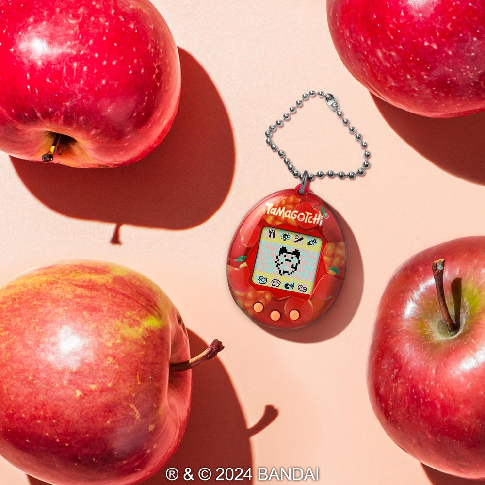 Tamagotchi Original Apple Sweets health check and care reminder