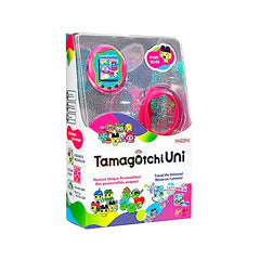 Tamagotchi Uni wedding-feature suggesting bond-building options within the Tamaverse.
