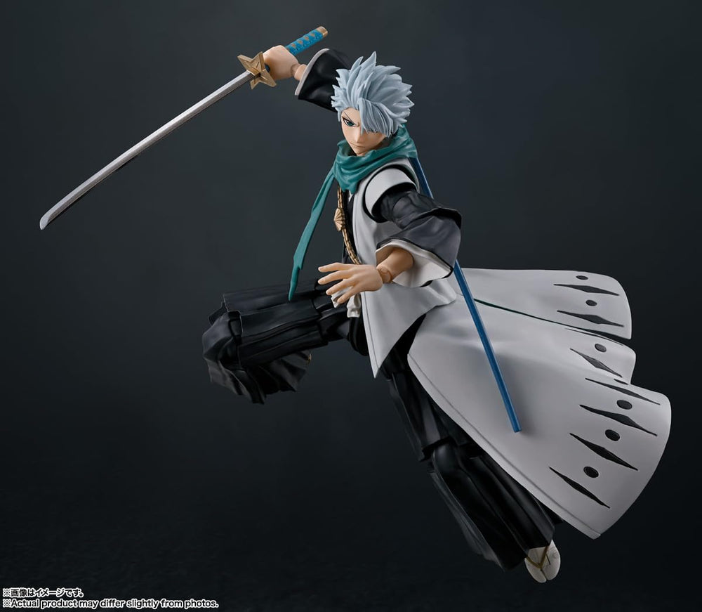 Tamashii Nations Bleach Hitsugaya expression part 4 for intense battle-ready demeanor