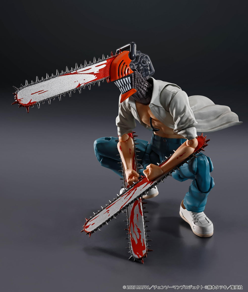TAMASHII NATIONS Chainsaw Man Reze Arc movie-outfit figure showcasing film accuracy