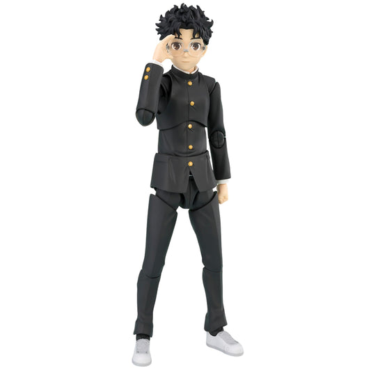 TAMASHII NATIONS Okarun S.H.Figuarts front view for dynamic display.