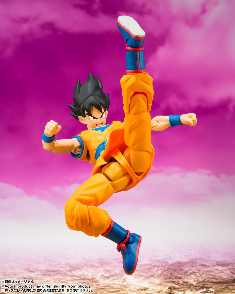 Tamashii Nations Daima Son Goku display pose for collectors