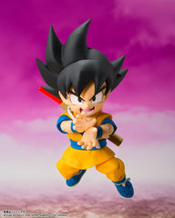 TAMASHII NATIONS Dragon Ball DAIMA Son Goku mini figure diorama display setup