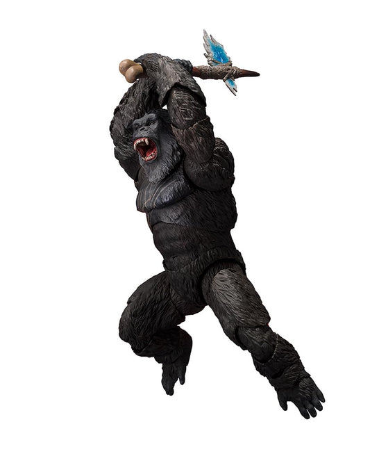 Tamashii Nations Kong S.H.MonsterArts figure from Godzilla x Kong, ideal for display and collection.